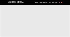 Desktop Screenshot of akihitookuda.com